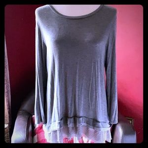 Dolan for Anthropologie Ruffle Hem Tunic